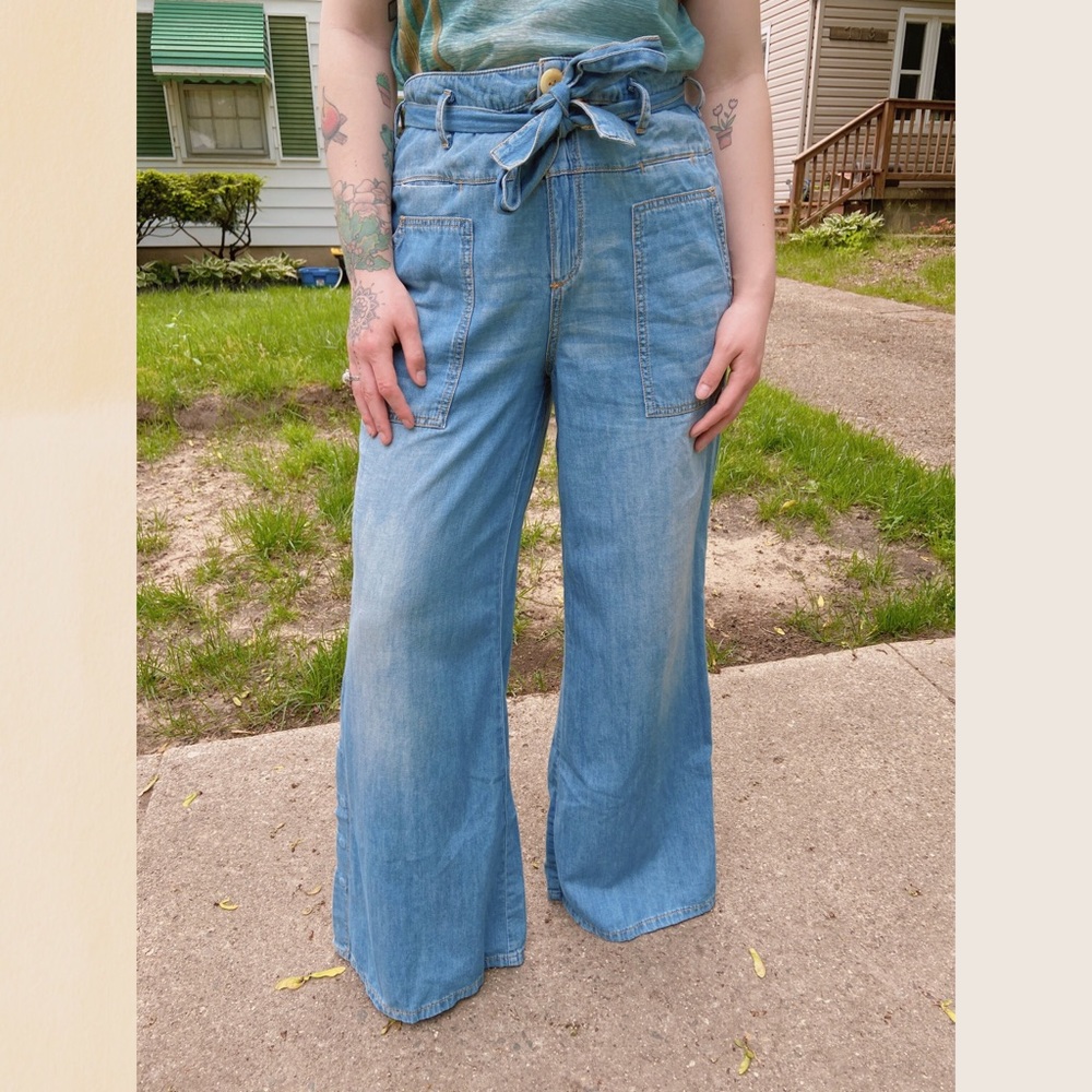 Anthropologie | Pilcro High-Waisted Bell Bottoms